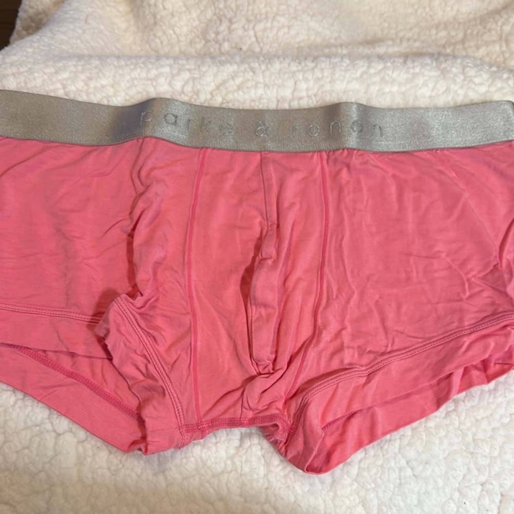 Parke & Ronen Pink Boxer Briefs with Stretch Fabric